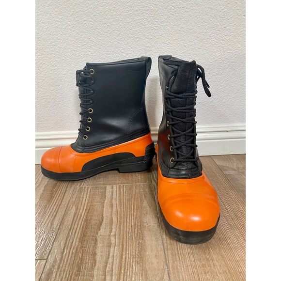 Oregon Other - Oregon Leather & Rubber Pro Logger Boots w/ Spikes